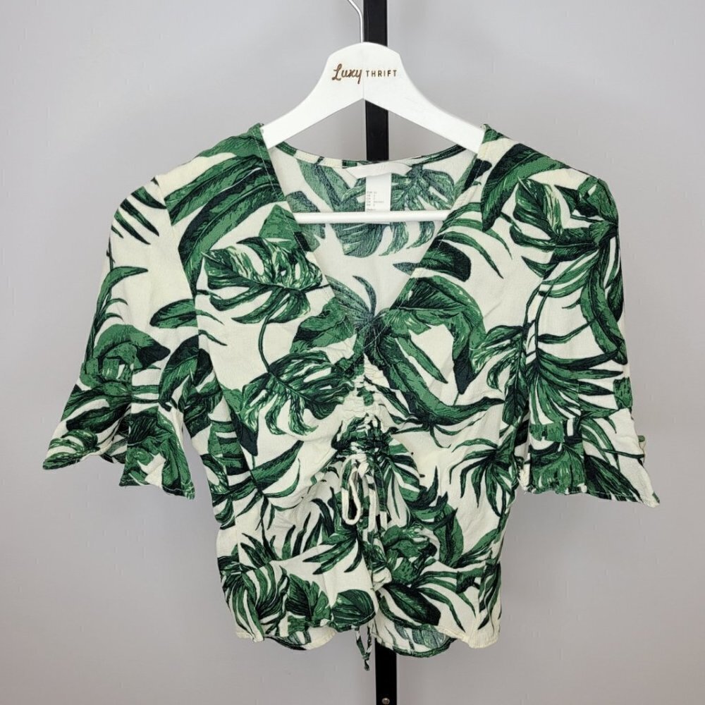 H&M  Cinch Front Top